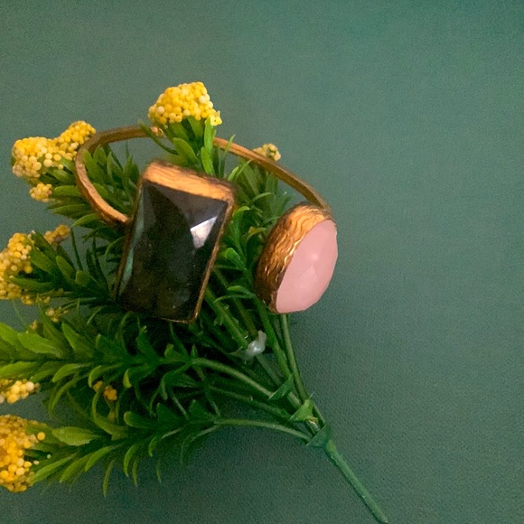 Antique finish - oxidised beyond gorgeous hand bracelet adjustable to all sizes. - Picture 3 of 3